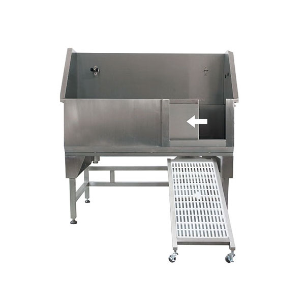 Bồn tắm thú cưng bằng thép không gỉ dọc